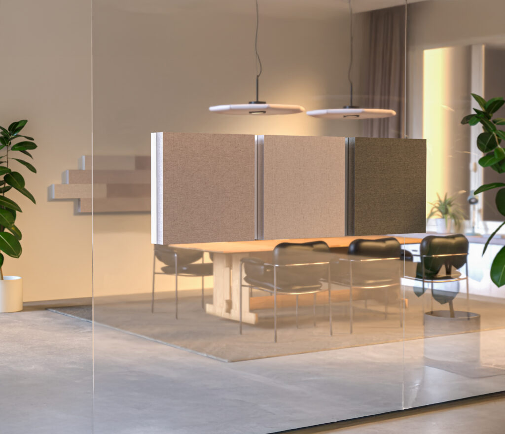 Better acoustics in rooms with glass walls